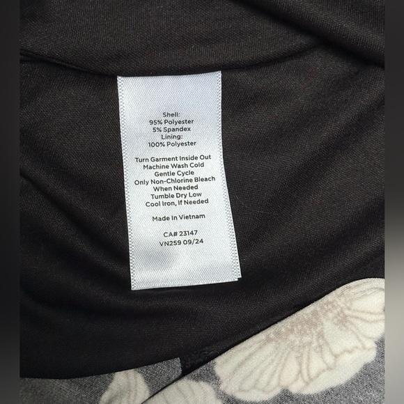 NEW Talbots Plus Size Cowl-Neck Sleeveless Midi Dress in Deco Flower Women’s 16 - Picture 13 of 13